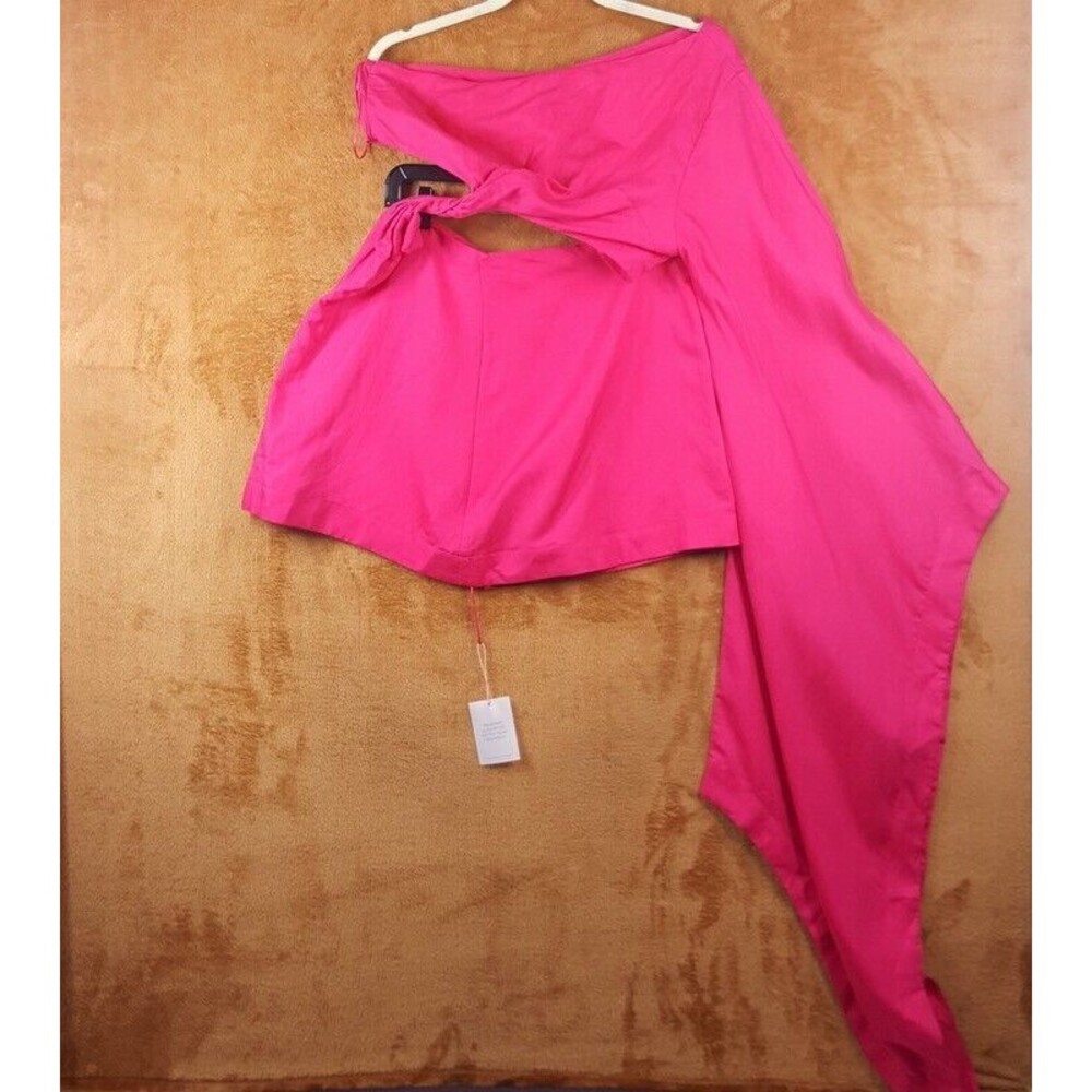 Cult Gaia Revolve Pink One-Shoulder Mini Dress - Picture 4 of 10